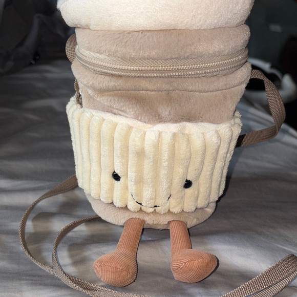 Jellycat Plush Coffee Cup Crossbody Bag - Picture 4 of 4